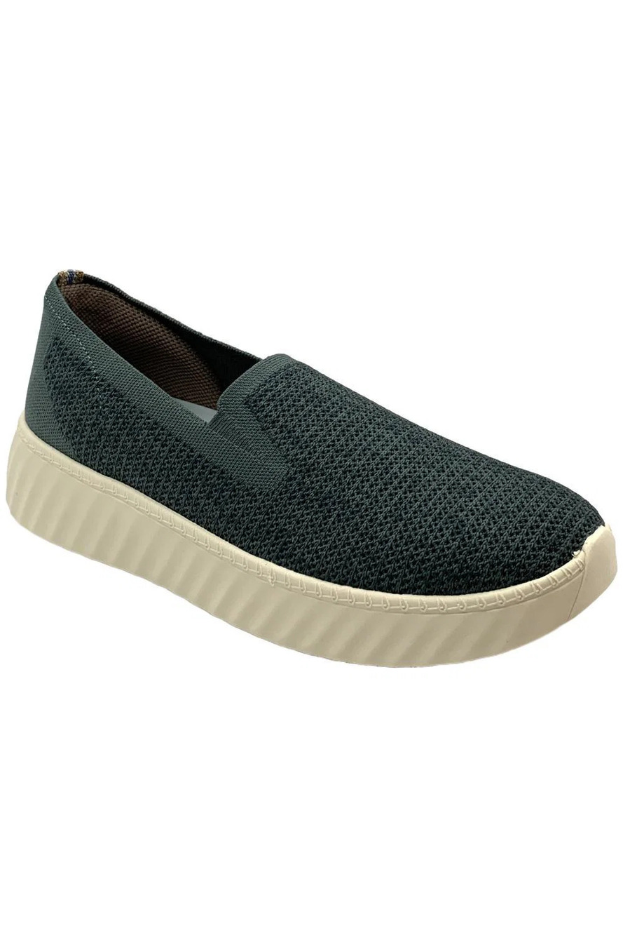 BZees Women's Wednesday Flat Green - Medium